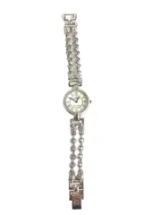 Anne Klein Watch with Silver Chain Links Quartz Watch Bracelet Water Resistant 