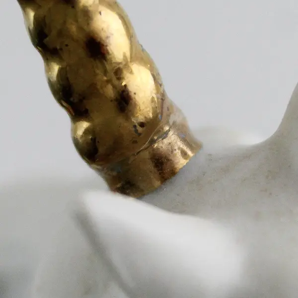 San Francisco Music Box Porcelain Rearing Unicorn With Gold Horn And Hooves