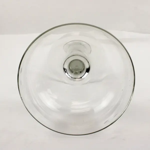 Giant Margarita Glass Etched Leaf Design Large Decorative Drinkware