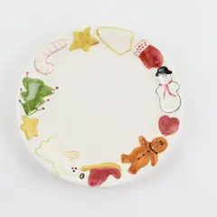 Bath & Body Works Holiday 1997 White Ceramic Plate