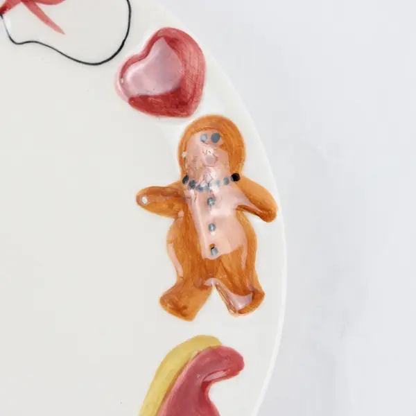 Bath & Body Works Holiday 1997 White Ceramic Plate