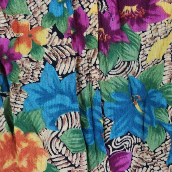 Carole Little Petites Women's Tropical Floral Jumpsuit Size 10