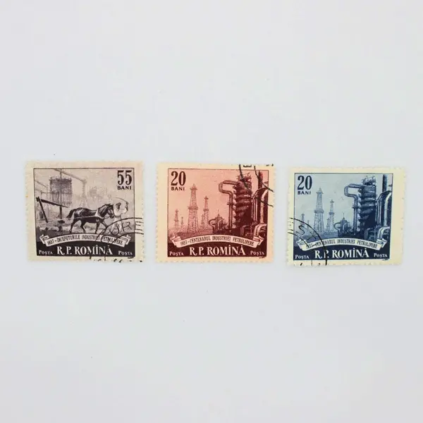 Lot of 7 Romania 1957 Used Postage Stamps Scott #1173-76 #1184-86