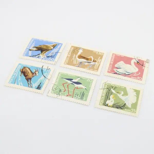 Lot of 6 Romania 1968 Protected Wildlife Stamps Sc 2047-2052 Used