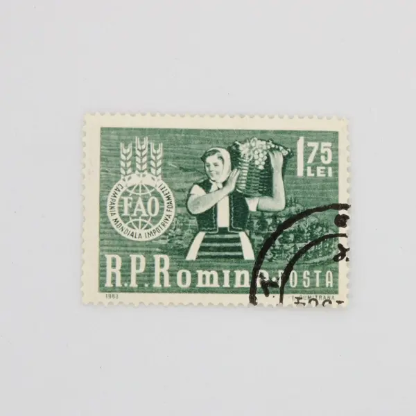 Lot of 4 Romania 1963 FAO Campaign Stamps Scott #1536-1539 Used