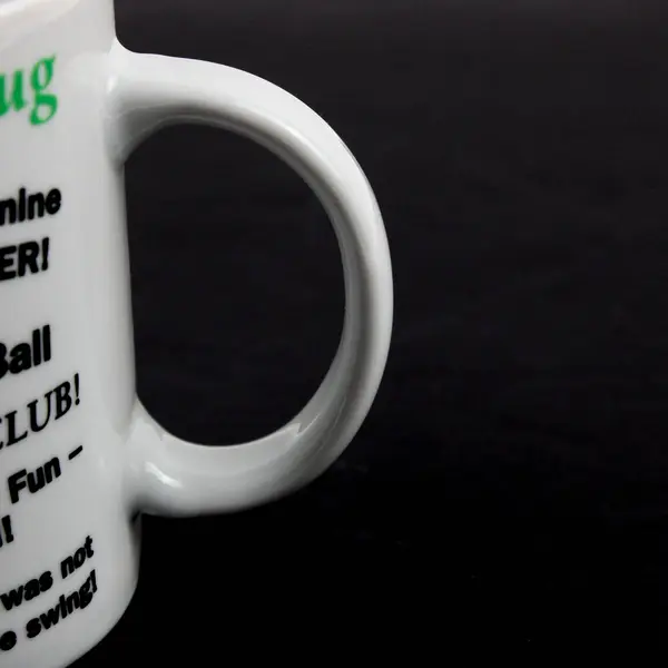 Vintage Golfer's Excuse Ceramic Golf Mug Caddy Got Lost Too Many Divots