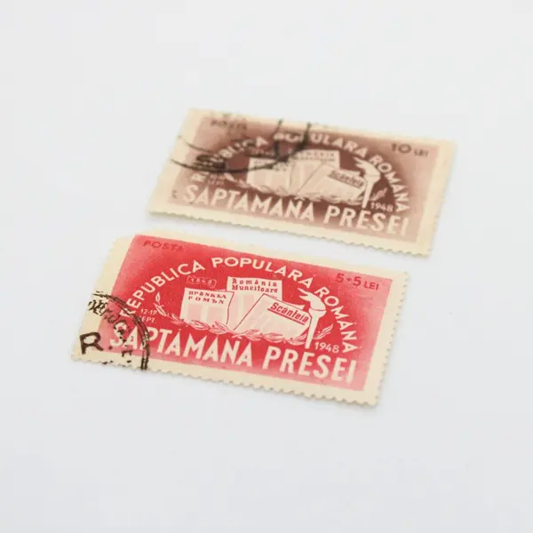 Romania 1948 Democratic Press Week Used Stamps #B404-B405 Set of 2