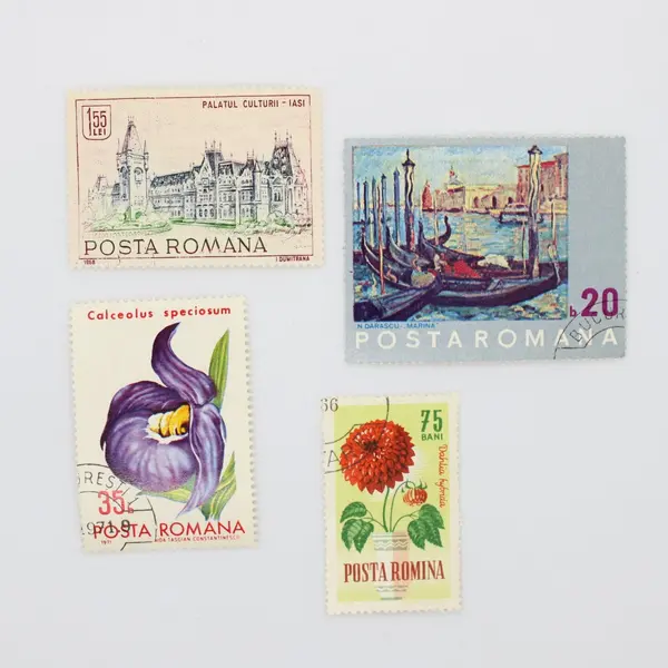Lot of 10 Romania Commemorative Stamps Used 1960s-70s