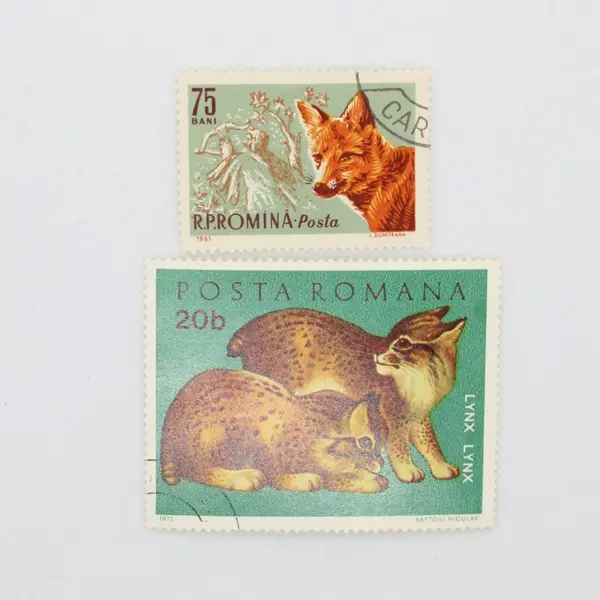 Lot of 10 Romania Commemorative Stamps Used 1960s-70s