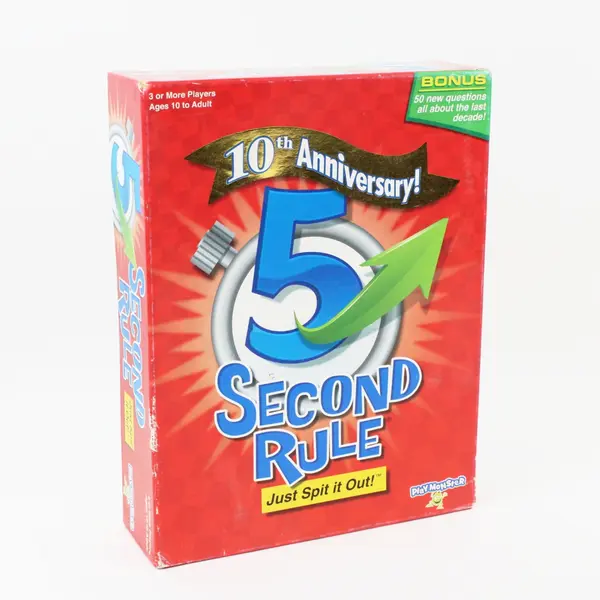 PlayMonster 5 Second Rule 10th Anniversary Family Game