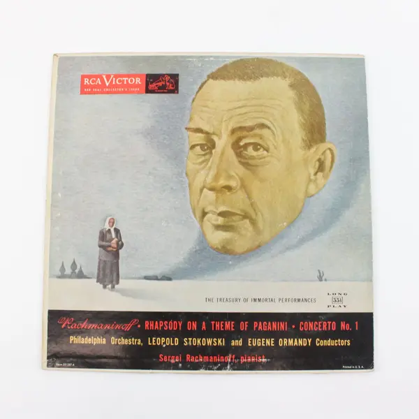 RCA Victor Red Seal Rachmaninoff Rhapsody On A  Theme Of Paganini LCT 1118  12"