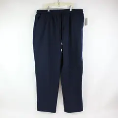 Time & Tru Women's Slim Commuter Pant XL 16-18 Navy Pinstripe NWT
