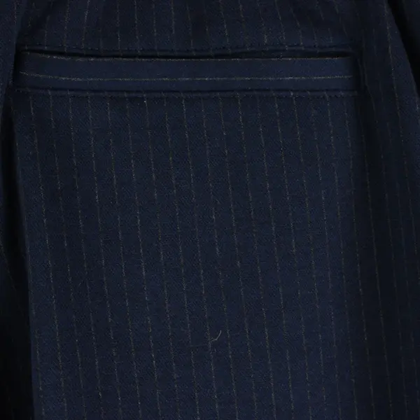 Time & Tru Women's Slim Commuter Pant XL 16-18 Navy Pinstripe NWT