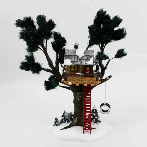 1996 Dept 56 Snow Village Treetop Tree House 54890