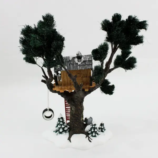 1996 Dept 56 Snow Village Treetop Tree House 54890