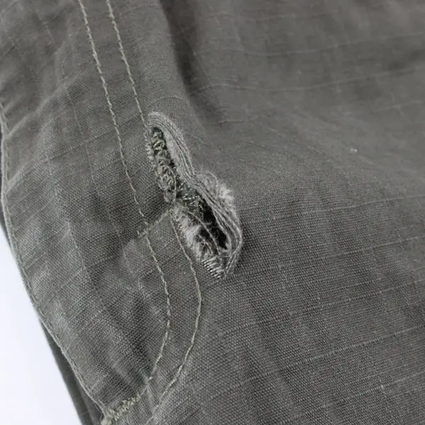 Wrangler Riggs Workwear Men's Gray Cargo Pants 34x34 Distressed Tear