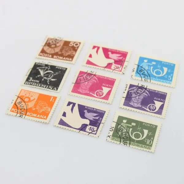 Romania 1960s–1970s PORTO Postage Due Stamps Used Lot of 9