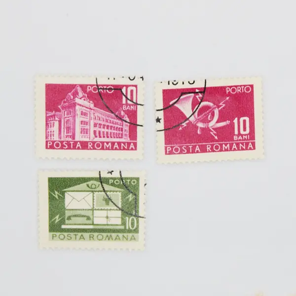 Lot of 7 1960s Romania Postage Due Stamps Used