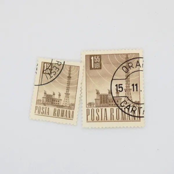 Lot of 9 Romania 1967 Communication Stamps Used