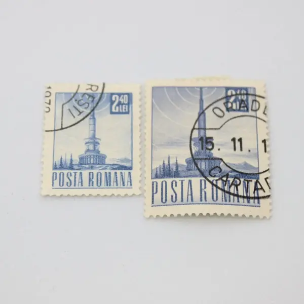 Lot of 9 Romania 1967 Communication Stamps Used