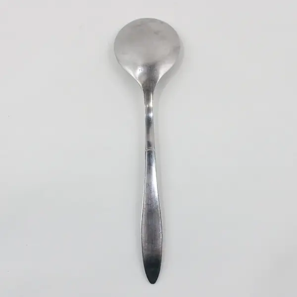 Unbranded Mickey Mouse Youth Round Bowl Spoon Embossed Handle 6.75"