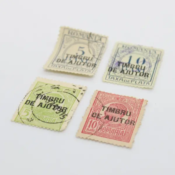 Romania 1918 War Tax Stamps Timbru de Ajutor Lot of 4