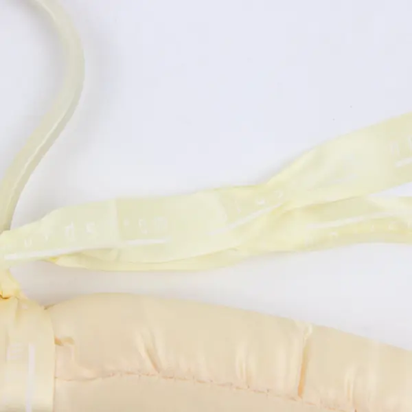 Lot of 4 Vintage Cream Satin Padded Clothes Hangers