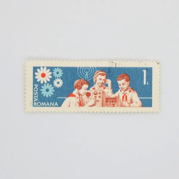 Lot of 8 Used Romanian Postage Stamps 1930s–1960s