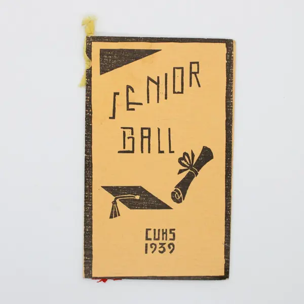 Lot Of 2 1939 Columbia Union High School White Salmon Wash Senior Ball Booklets 
