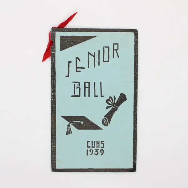 Lot Of 2 1939 Columbia Union High School White Salmon Wash Senior Ball Booklets 