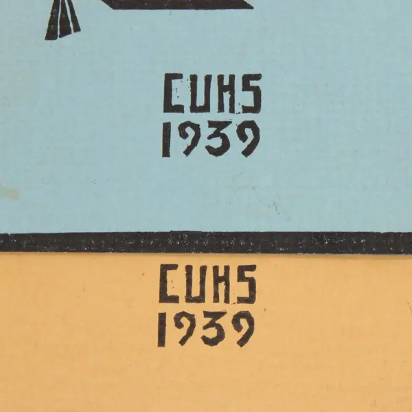 Lot Of 2 1939 Columbia Union High School White Salmon Wash Senior Ball Booklets 