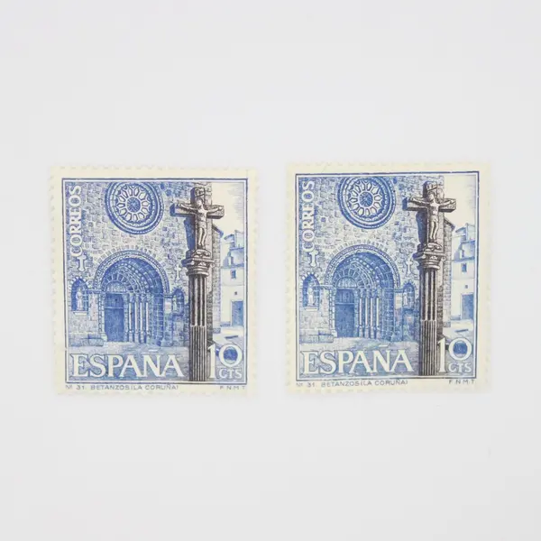 Lot of 5 Spain Architecture Stamps 1950s-1960s Mint Hinged