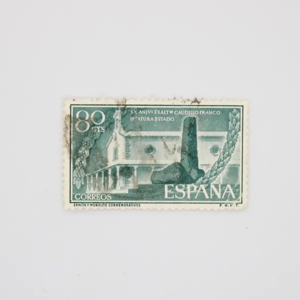Lot of 5 Spain Architecture Stamps 1950s-1960s Used