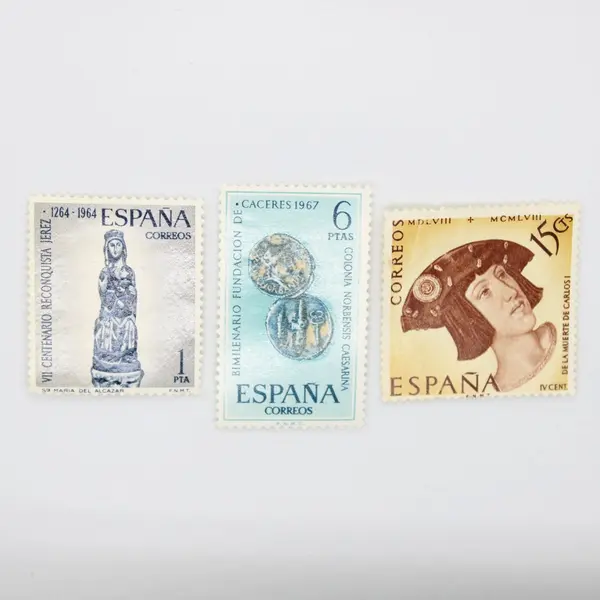 Lot of 7 Spain Art Postage Stamps 1958-1967 Art Theme