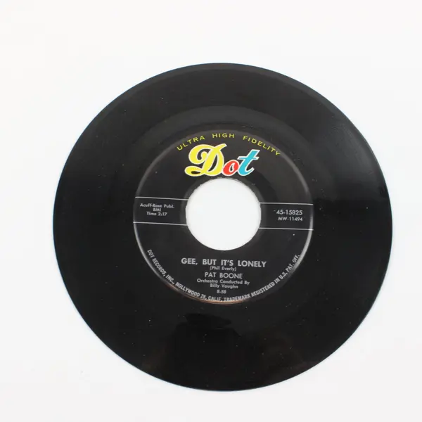 Pat Boone For My Good Fortune/Gee, But It's Lonely Dot Records 12" Vinyl Record