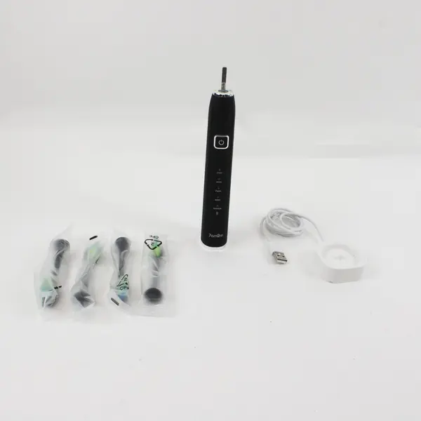 7AM2M Sonic Electric Toothbrush 4 Brush Heads Adults Kids 5 Modes