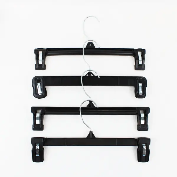Lot of 10 Braiform & Mainetti Clip Hangers 6012/4012 Adjustable Metal Clips