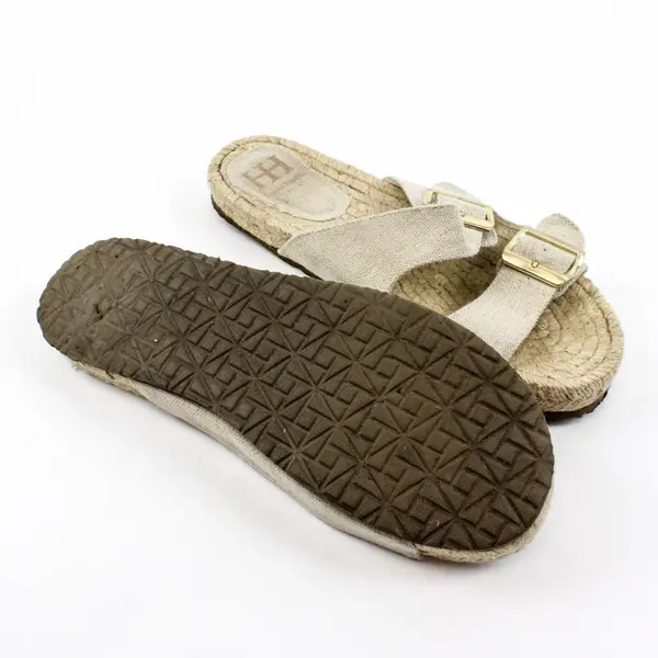 Haute Hippie Nikki Women's Size 10 Cream Espadrille Slide Sandals