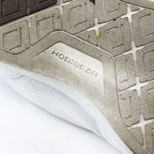 Hobibear Men's Barefoot Shoes White Wide Toe Box EU 44 US 10.5