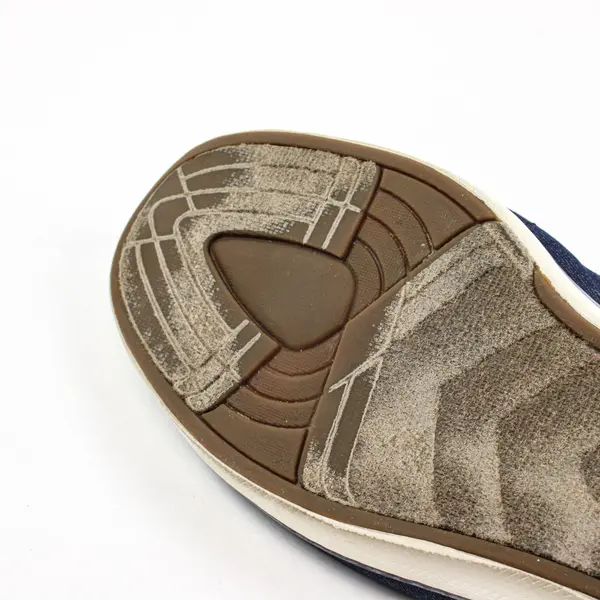 Grasshoppers Ortholite Women's Slip-On Loafers Blue White Striped 10M