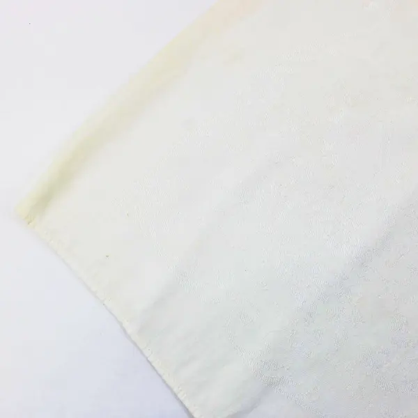 Off-White Floral Tablecloth 89 x 54 in Dining Table Linen