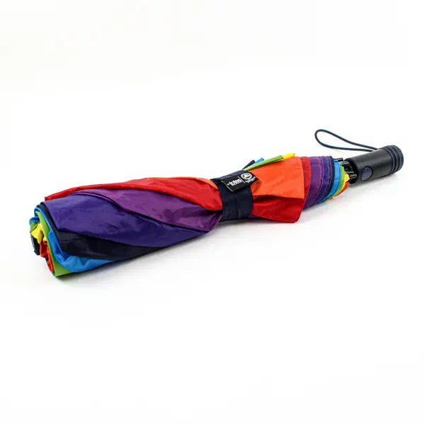 Totes Rainbow Auto-Open 24 Rib Stick Umbrella 