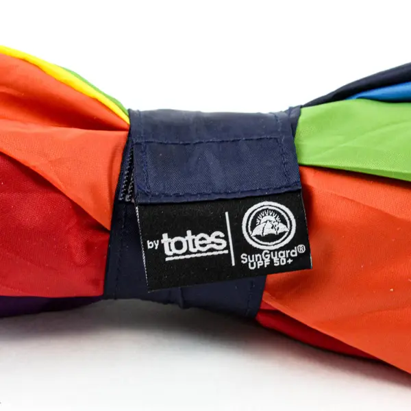 Totes Rainbow Auto-Open 24 Rib Stick Umbrella 