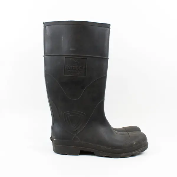 Tingley 1896 Men's Size 8 Steel Toe Work Boots Black Rubber