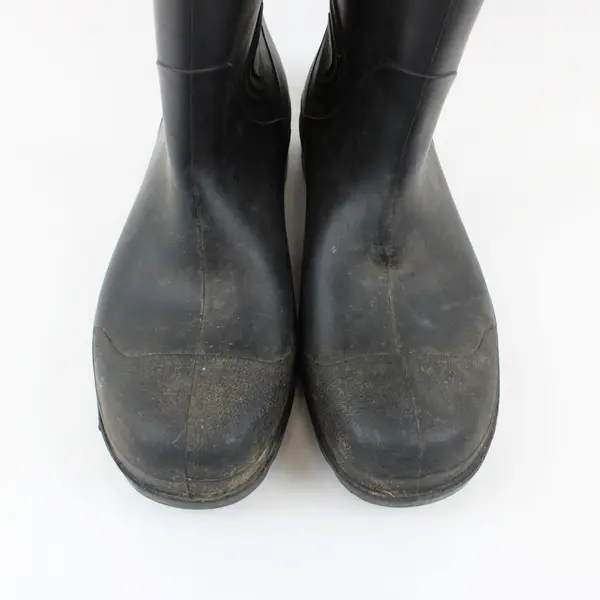 Tingley 1896 Men's Size 8 Steel Toe Work Boots Black Rubber