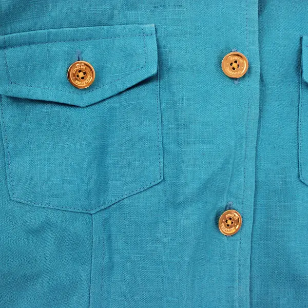 Jones New York Women's Petite PM Turquoise Utility Jacket Half Sleeve