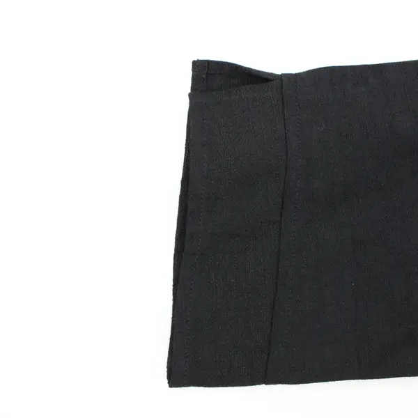 Requirements Women's Black M Jacket Half Sleeve V-Neck Button Front Business 