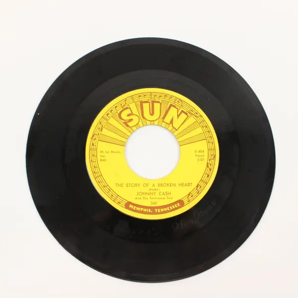 Johnny Cash Tennessee Two Down The Street To 301/The Story Of A Broken Heart 7"