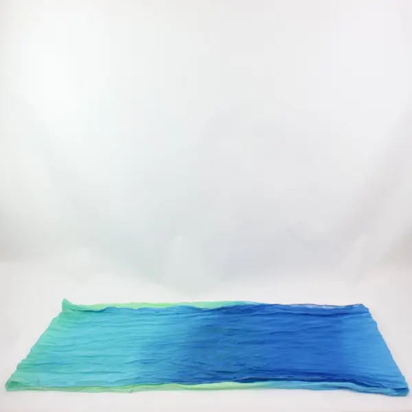 Blue Green Ombre Infinity Scarf Women's Continuous Loop Pre-Owned