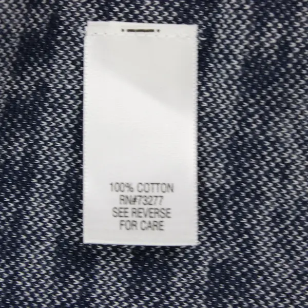 Dana Buchman Women's Cardigan M Blue White Diamond Open Front